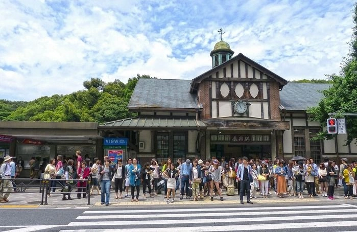 原宿駅前の写真