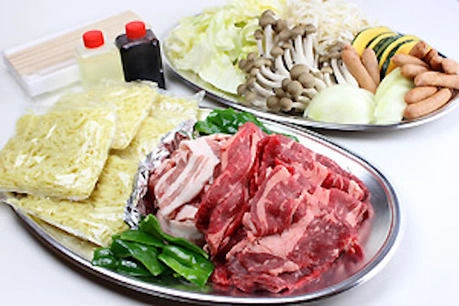 バーベキューの食材
