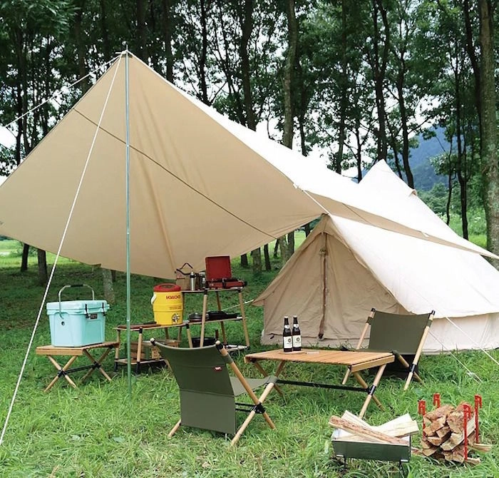 テントやテーブルなどのキャンプ用品