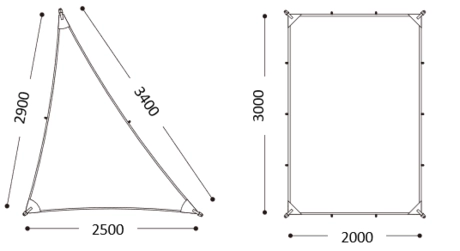 スノーピーク アーバンシェード　トライアングルL ホワイト 初の住居向け商品「アーバンシェード」を11月30日（金）より販売
