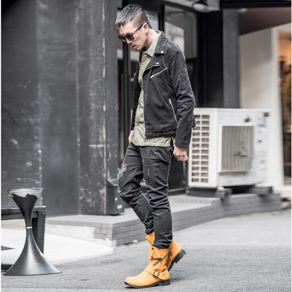 メンズ エンジニアブーツの冬コーデ おすすめアイテム キャンプ アウトドア情報メディアhinata