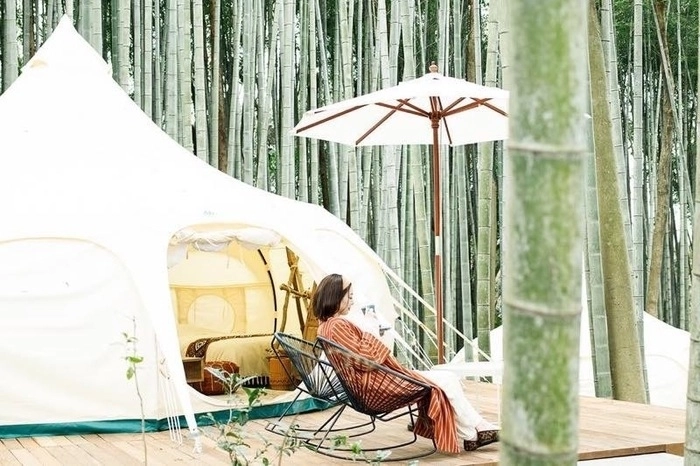 THE BAMBOO FORESTのロータスベルテント
