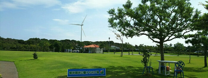 竜洋海洋公園オートキャンプ場の様子