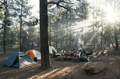 キャンプの風景