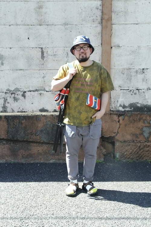 SCATTER BRAINのメンズフェスコーデ