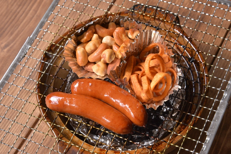 できあがった燻製料理