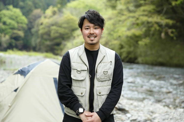 ソロキャンパー の加藤さん