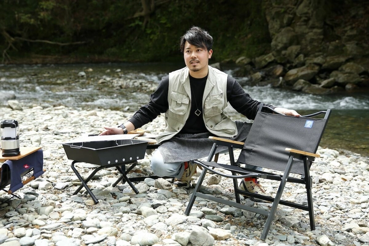 ギアの説明をする加藤さん
