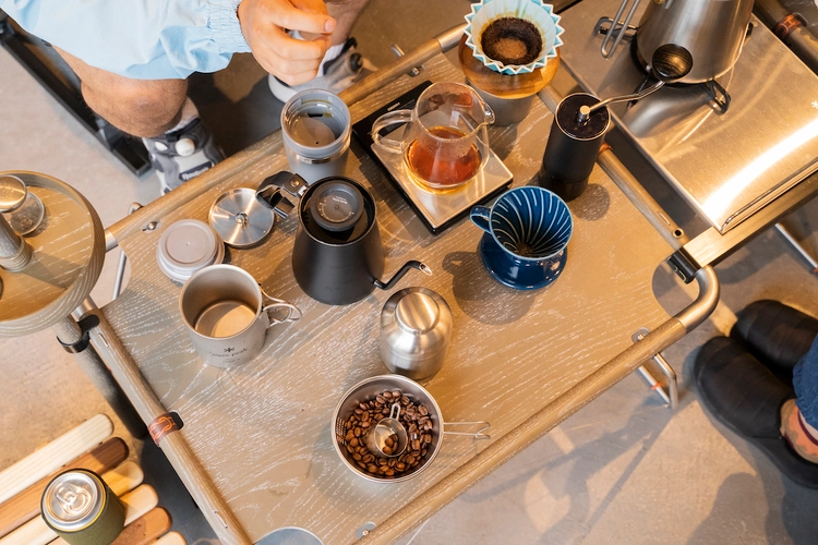 金子さんのコーヒー器具