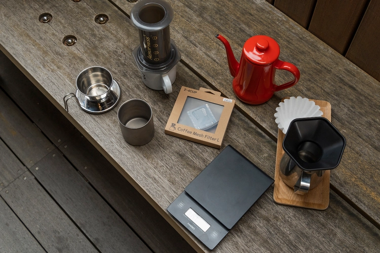 NORDISK CAMP SUPPLY STOREのカフェスペース