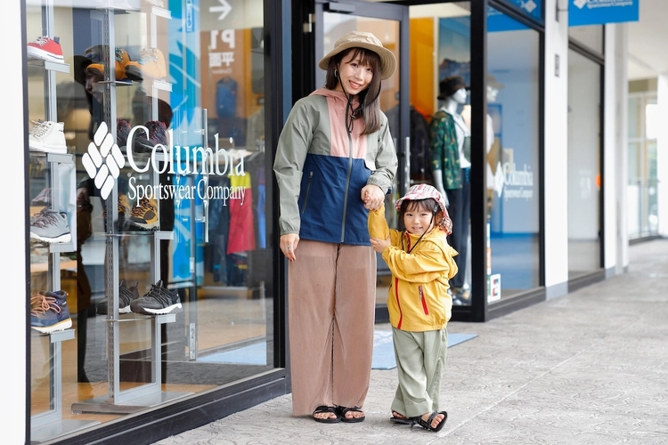 コロンビアで親子コーデ