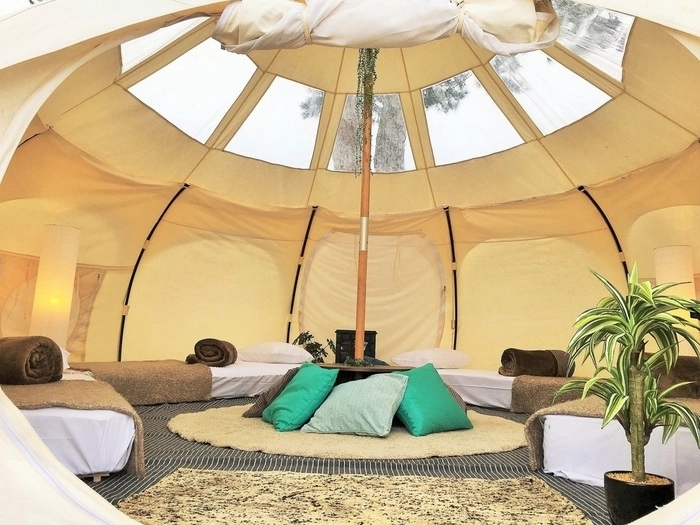 Lakeside Glamping in Makinoの内観の様子