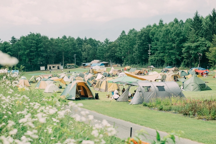 CAMPusのキャンプサイト
