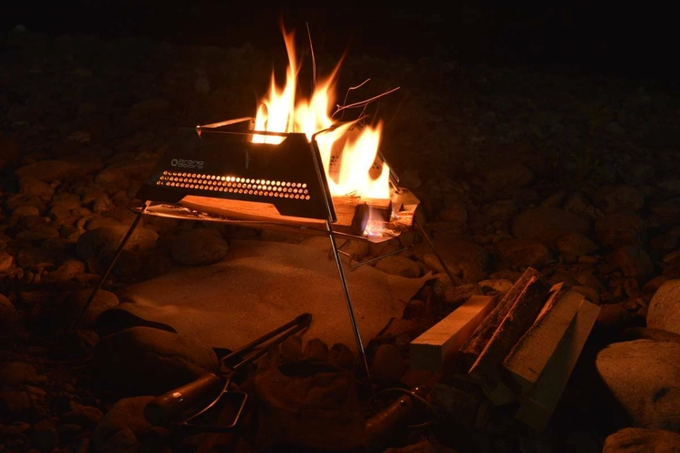 入手困難！新品未使用 プロノドアズ Fire Starter 焚き火台 新進気鋭ブランド「プロノドアズ」からスタイリッシュな焚き火台