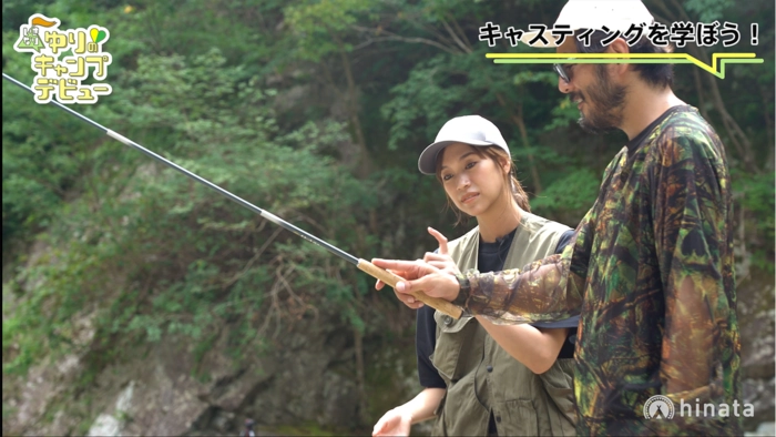 渓流釣りに挑戦 早速ヒットするもまさかのハプニングが ゆりキャン 19 キャンプ アウトドア情報メディアhinata