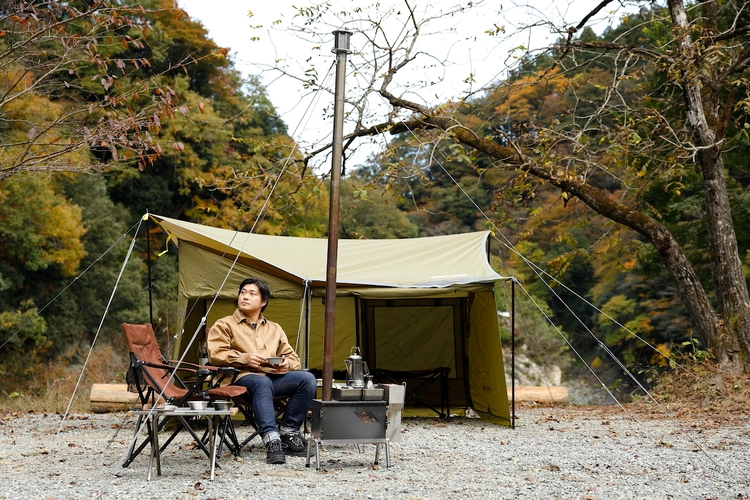 冬キャンプに新たな相棒。ユニフレームの「ペレットストーブ」という