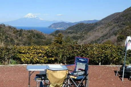 富士山を望める雪見オートキャンプ場