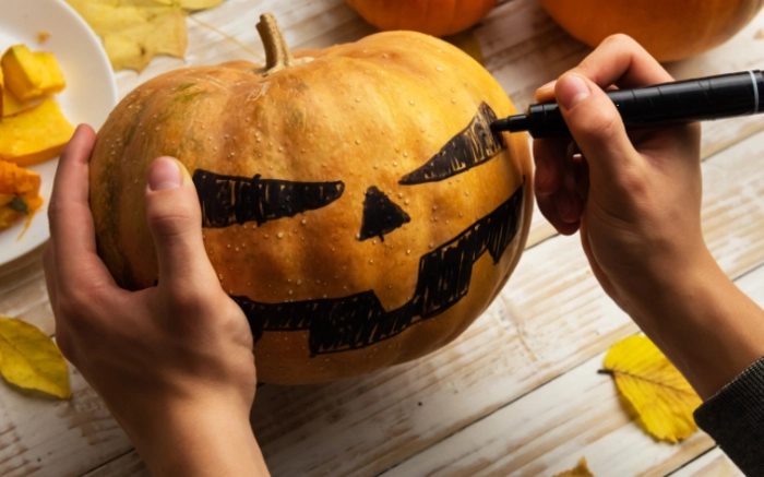 かぼちゃランタンを手作り 30分で本格ハロウィン キャンプ アウトドア情報メディアhinata