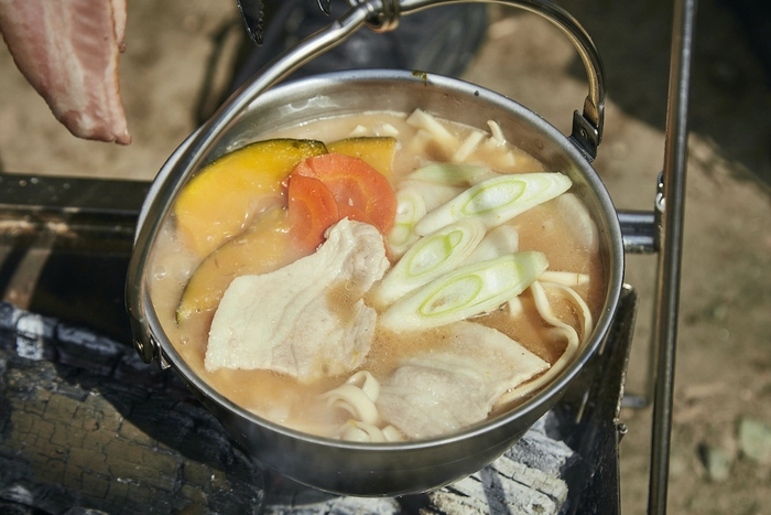 ほうとう風の鍋料理