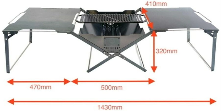 ZULU GEARの焚き火台「ZG-X1」がついに一般発売。ファミリー
