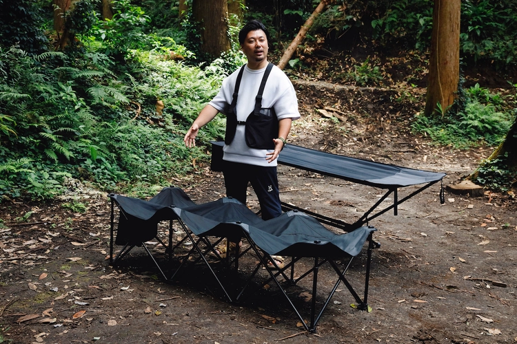 ■ホールアース■ダディー コット ベンチ ブラック 2台セット 万能チェア □ホールアース□ダディー コット ベンチ ブラック 2台セット 万能チェア