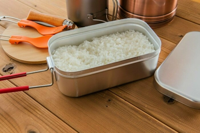 メスティンで炊いたお米