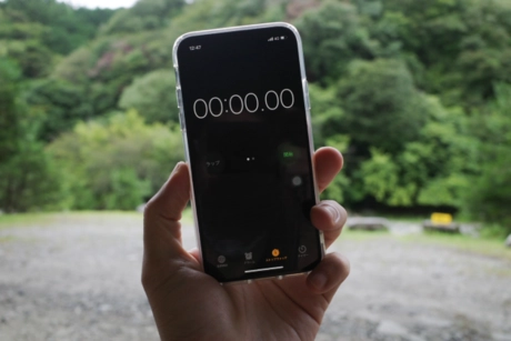 スマホで時間を計測する