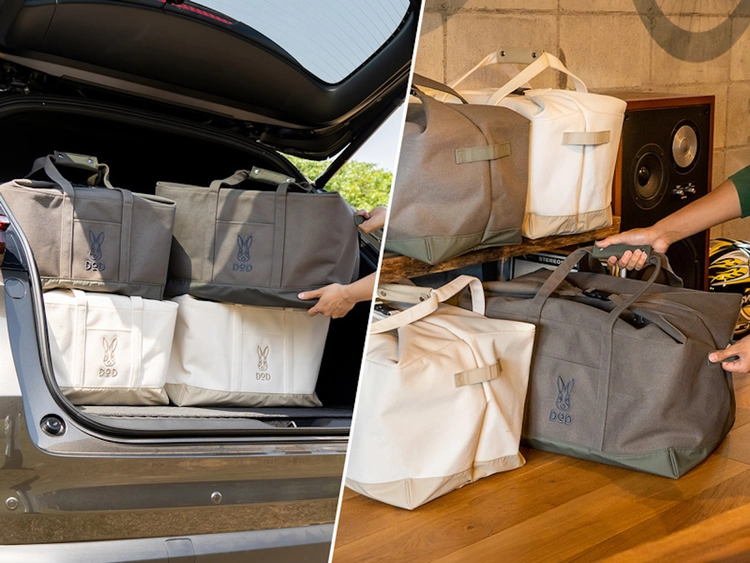 DOD新定番！変形＆スタッキングできる「トートハコナール」が