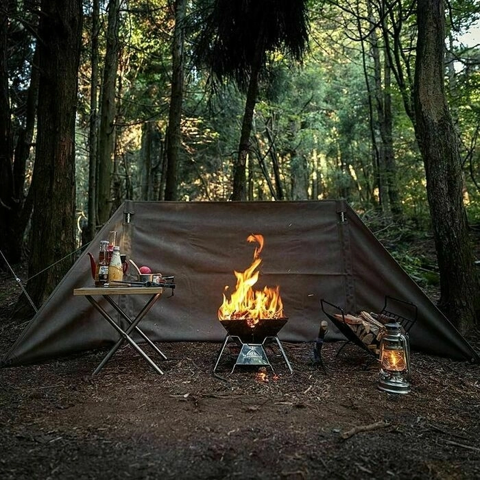 クイックキャンプ 焚火陣幕 homura サンド クイックキャンプ QUICKCAMP