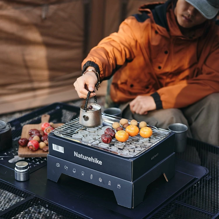 【Naturehike】バーベキューキャンプ テーブルトップグリル 2～4人用 Amazon | Naturehike直営店 折りたたみ バーベキューコンロ