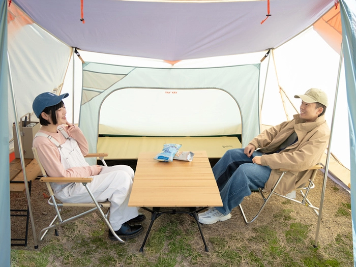 女子デュオ向け新作テント】DODが「覗かれない！でもおしゃれ！」な