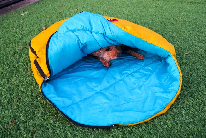 子連れキャンプでも使える！NANGAの犬用シュラフ | キャンプ