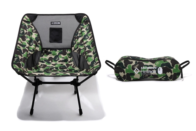 これは争奪戦？BAPE(R)とHelinoxがコラボ、アウトドア映え抜群のギアが