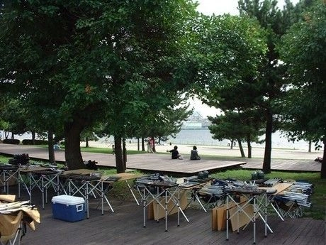 潮風公園のバーベキュー場