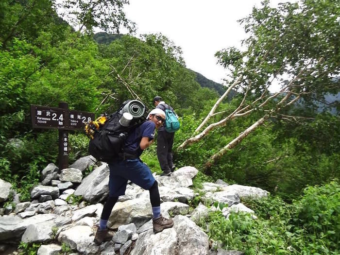 唐松岳の登山