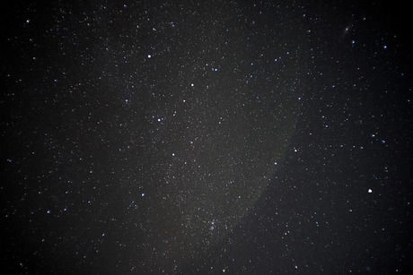 山小屋から見える満点の星空