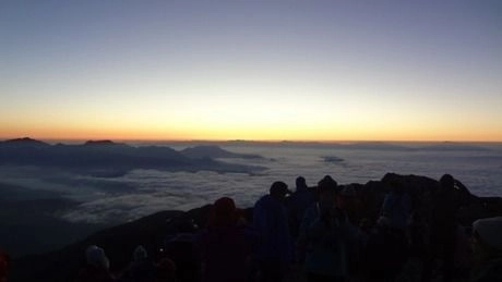 到着時の山頂からの景色