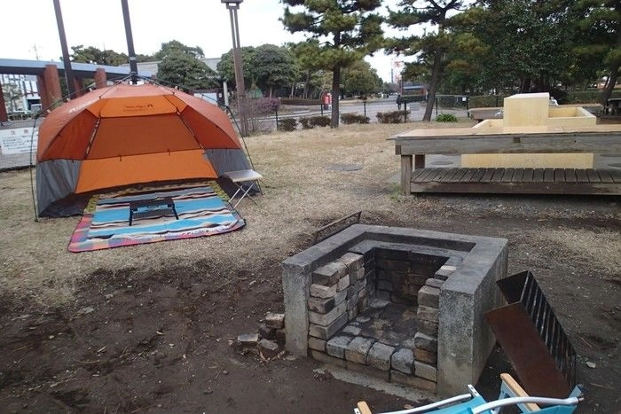 キャンプ場の様子