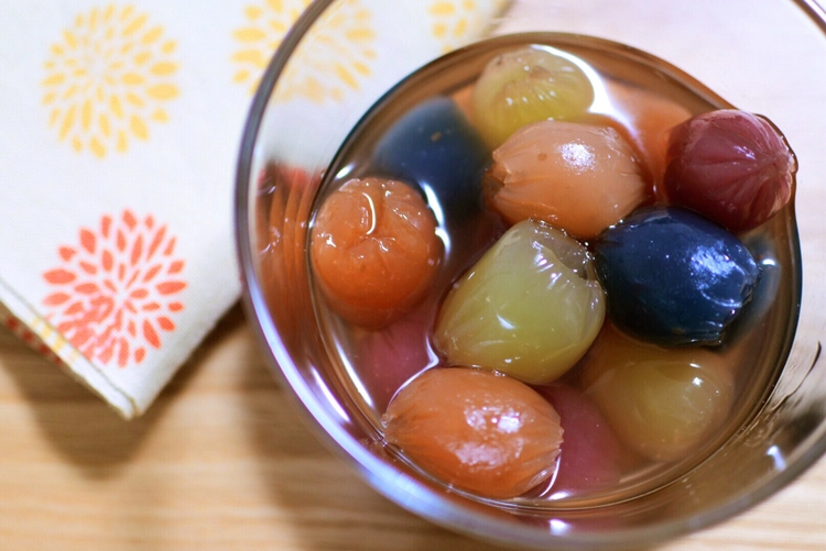ぷちっと食感のコロロの白ワイン漬け☆