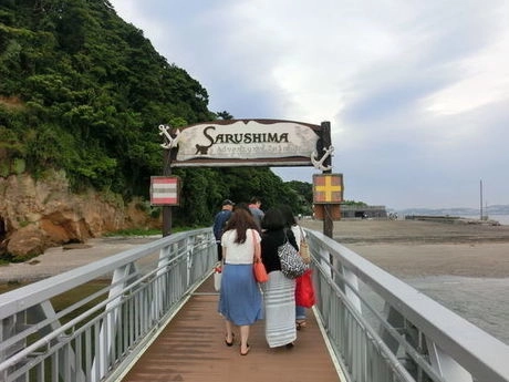 猿島の船着き場