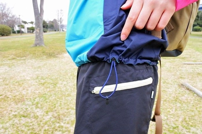 karrimorのジャケットの裾