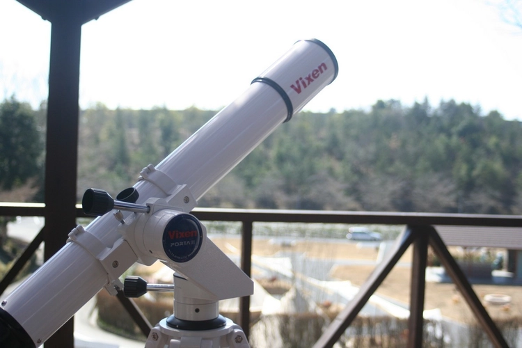 森と星空のキャンプヴィレッジで貸出している望遠鏡