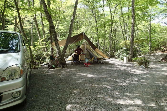 山伏オートキャンプ場の紹介 道志のお気に入りキャンプ場を満喫 キャンプ アウトドア情報メディアhinata