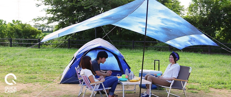 クイックキャンプ」で遊び時間が増える！誰でも瞬間設営できるキャンプ