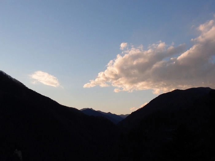 雲取山からみた空