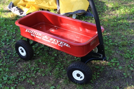 ラジオフライヤー #9 カスタム (アウトドア・キャンプ・BBQ) キャンプに】ラジオフライヤー #9 Radio Flyer #9 ワゴン ラジオ