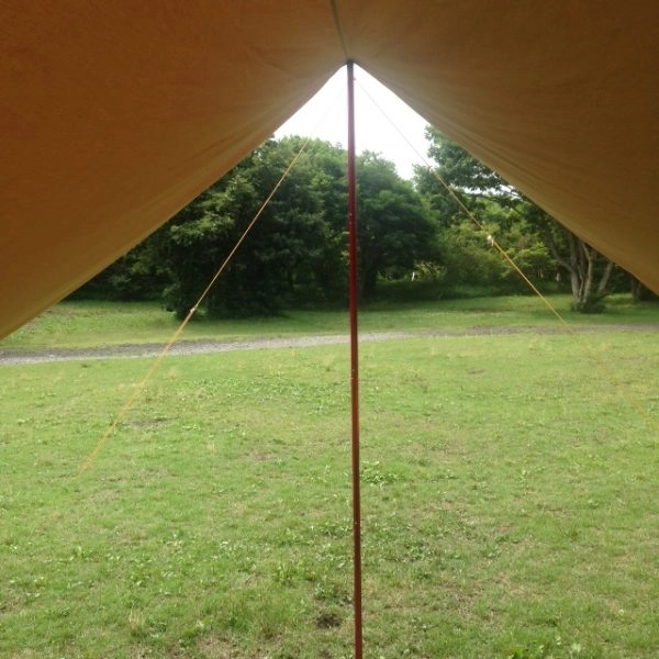 タープ　ポリコットン　4.2×4.7 　使用一回のみ！キレイです 楽天市場】ポリ コットン タープの通販