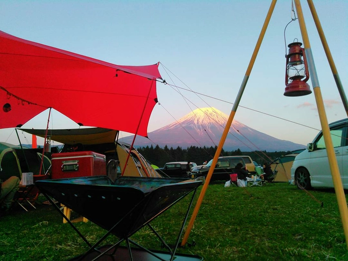 富士山が美しいキャンプ場