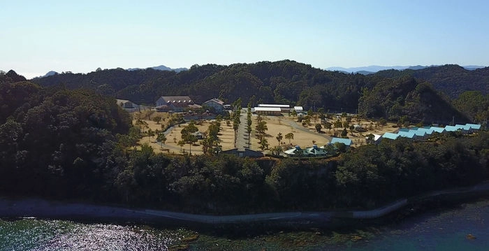 まぜのおかオートキャンプ場の遠景