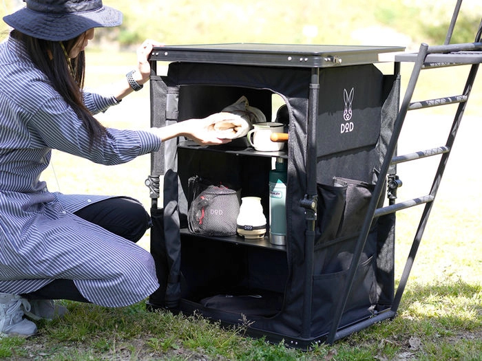 DODキッチンテーブル DODのマルチキッチンテーブルはサブテーブルとしておすすめ